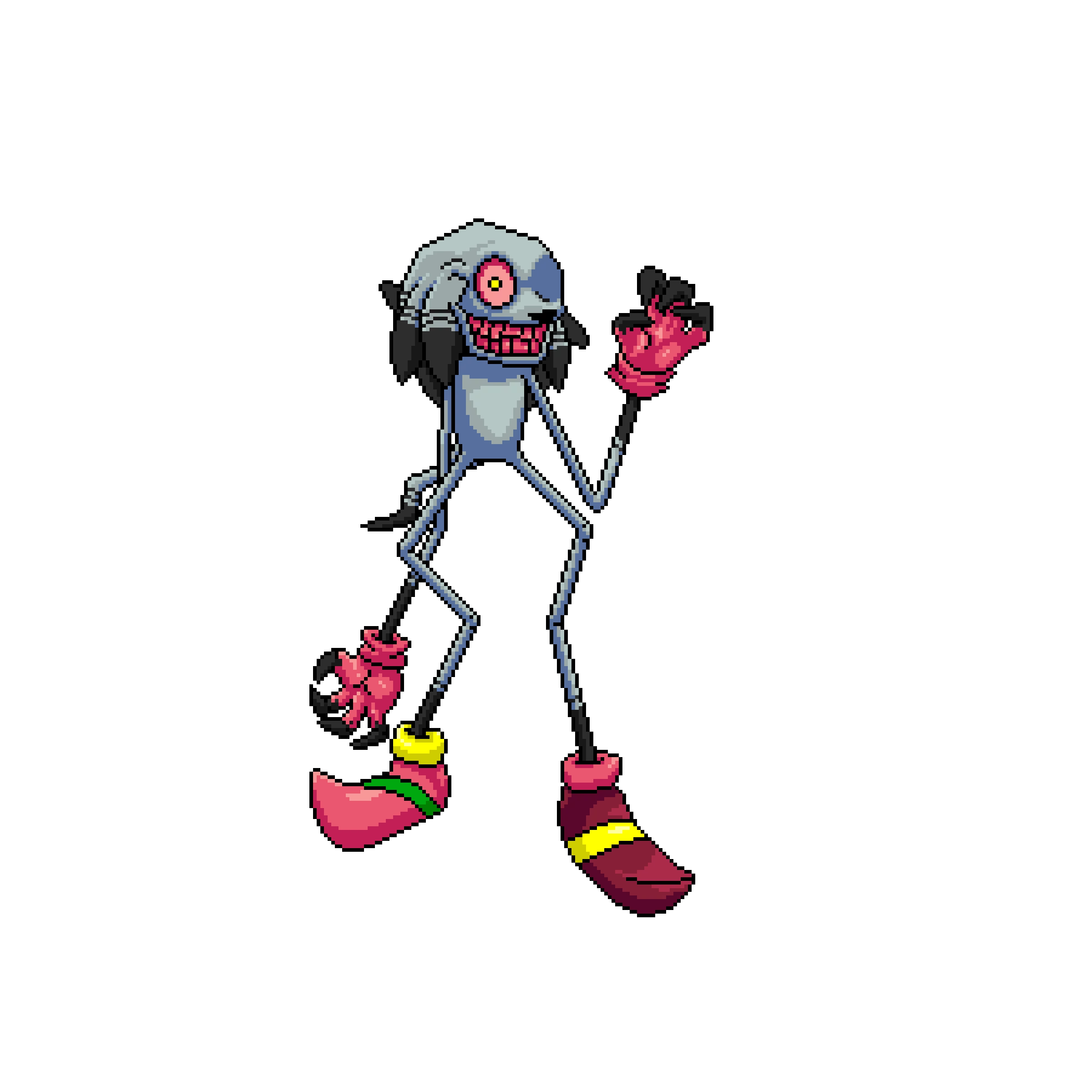 chaotix beast form but it isnt a 1 1 copy of the fnf sprite