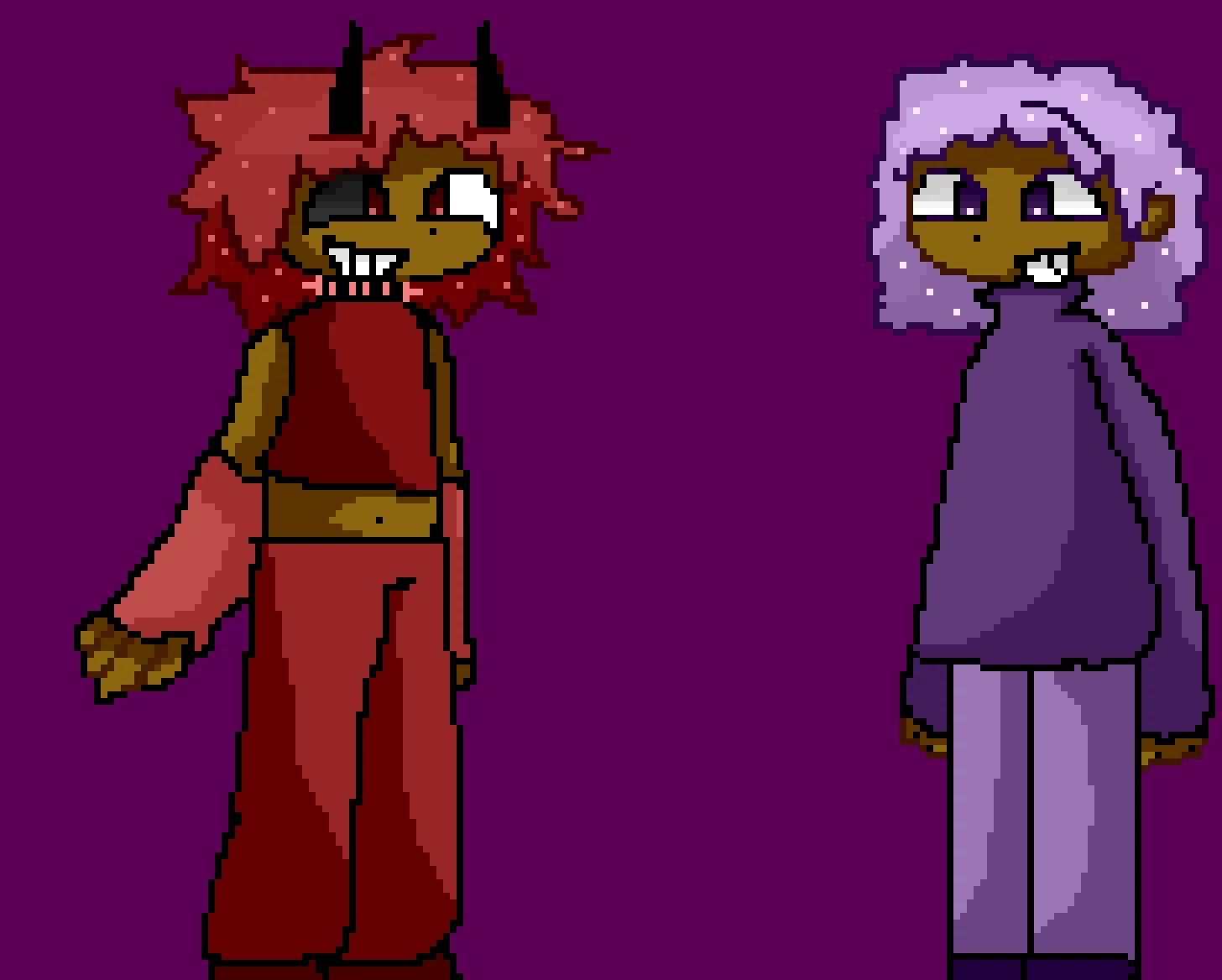 dezz and zee as humans