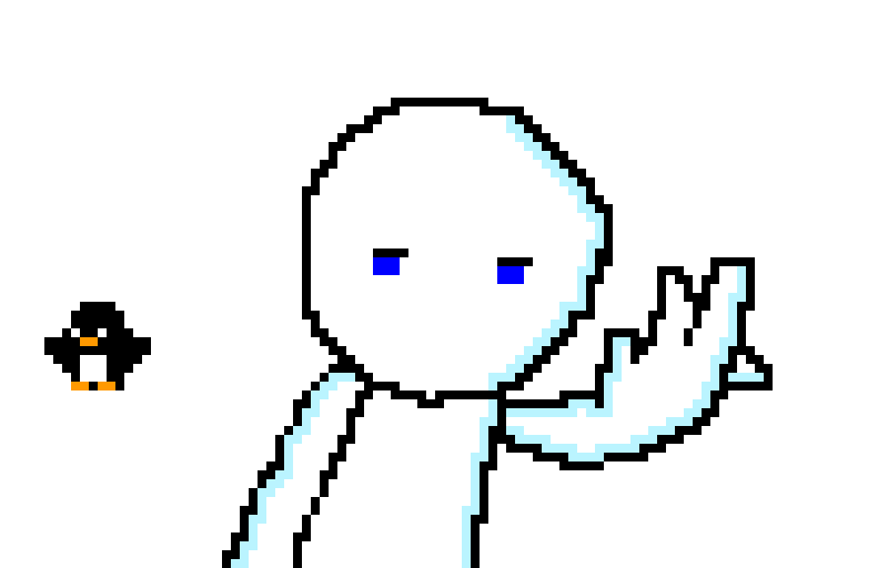 drawing people in my sytile.@return_of_blue