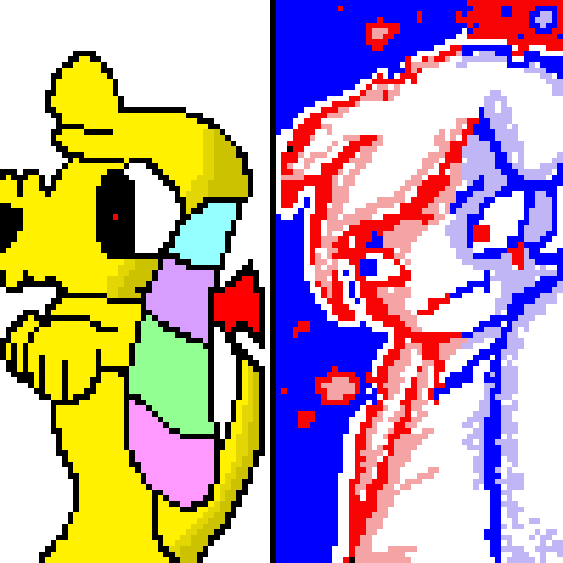 DREW LICKY NEXT TO UR OC @Snubbie_Fox!!!!