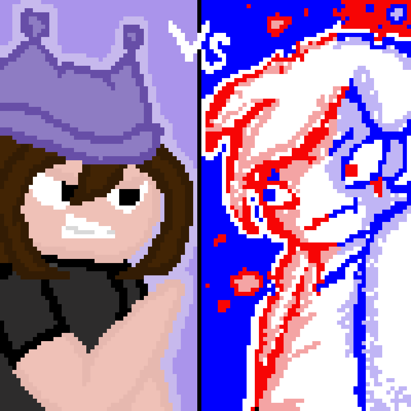 i used ur drawing Snubbie_fox, me VS you. :)