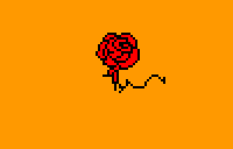 idk a rose maybe
