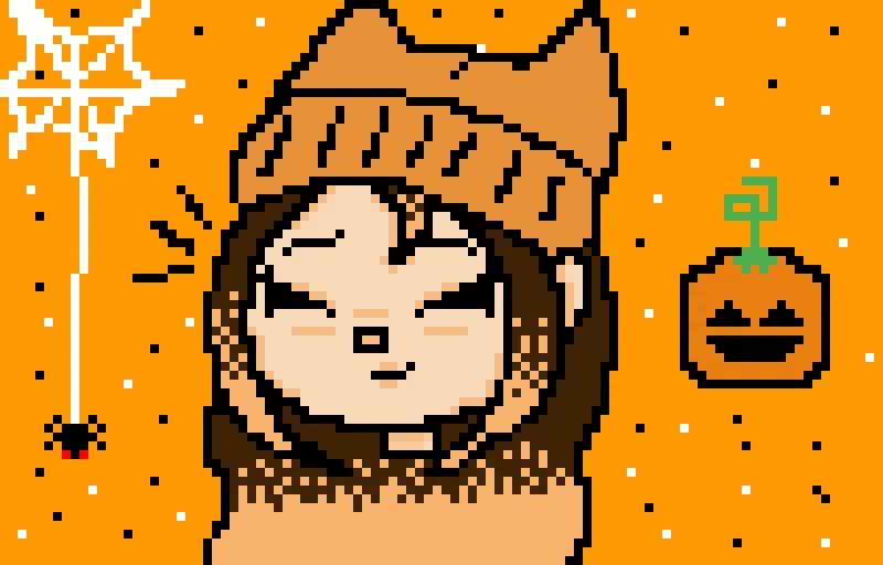 new halloween PFP, how yall like it. <3