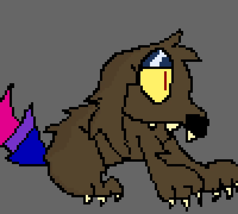 new oc-! roxin the dire wolf