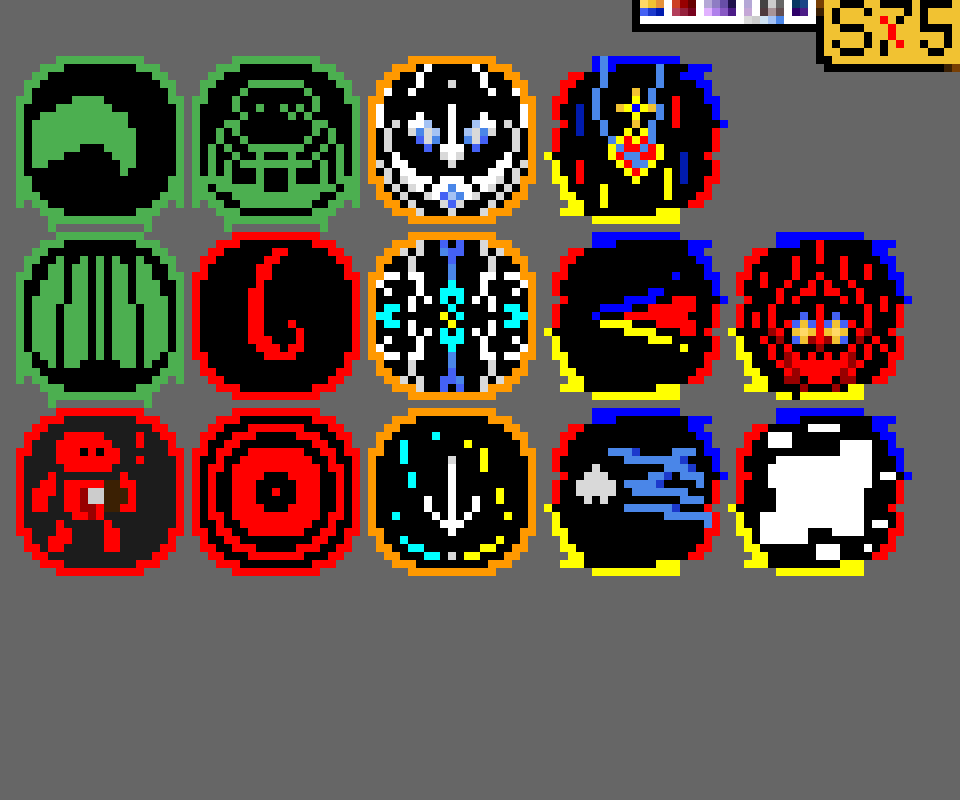 Nightmare and killer’s moveset icons