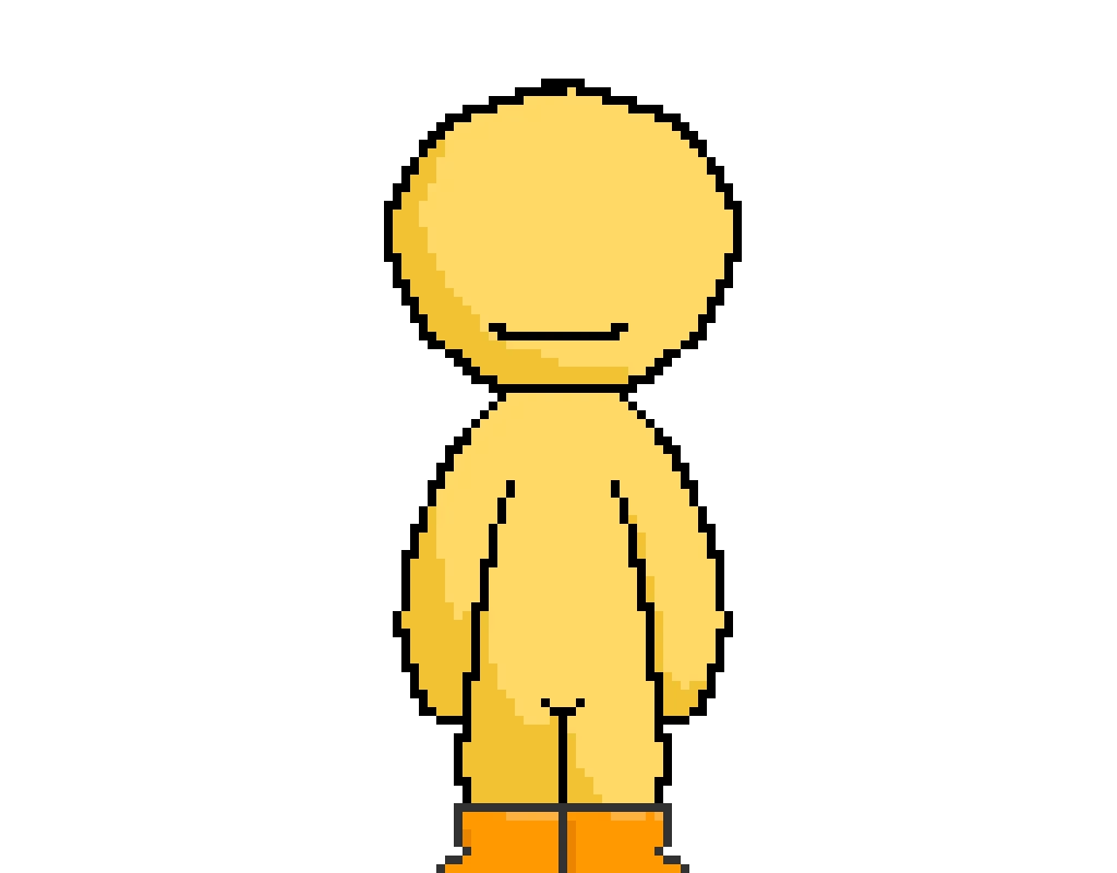 part one of duck as a human base by kattygirl