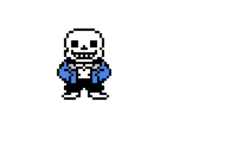 sans 8-bit (profile picture)