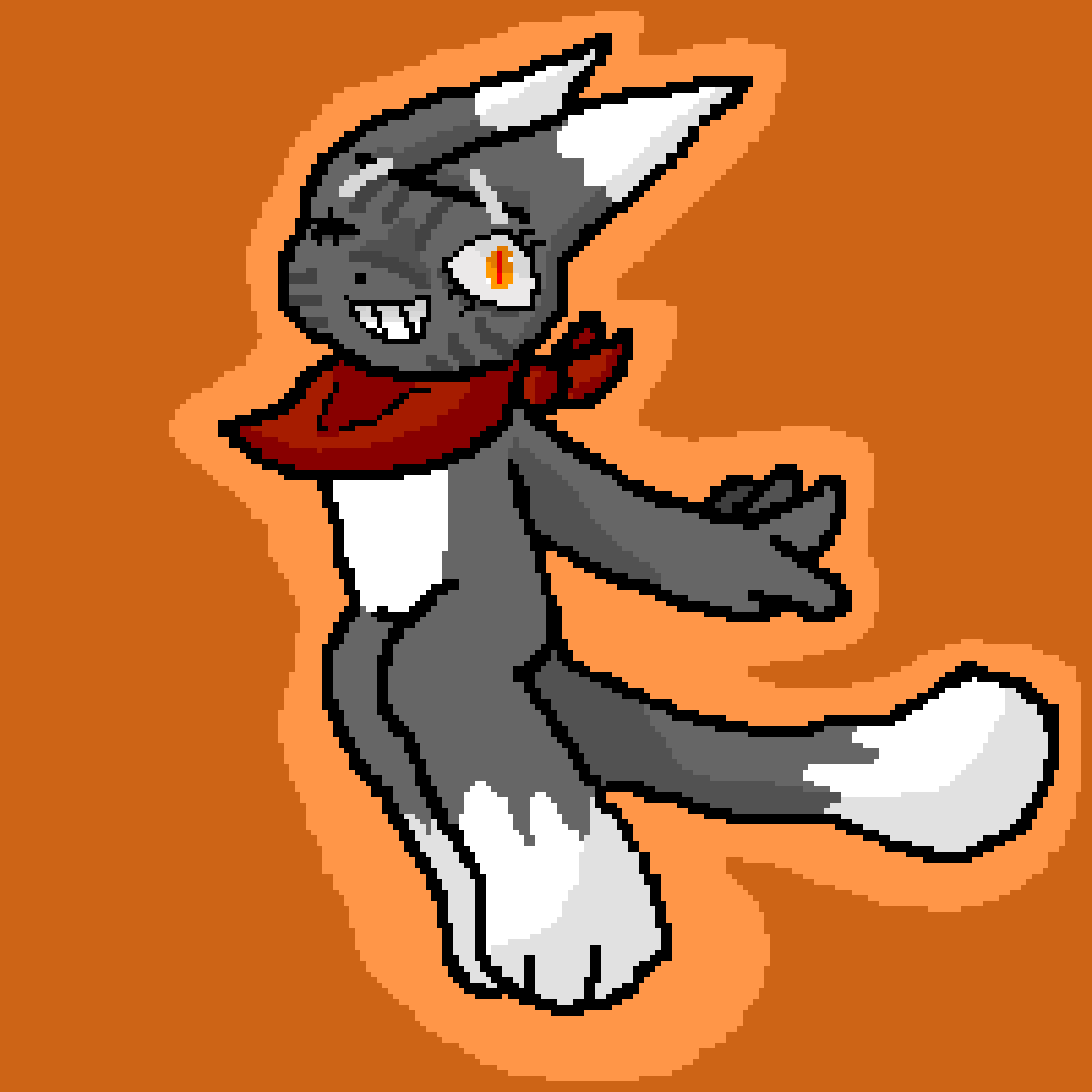 Say hi to this lil goober!! (Fan art for @fishyyy ) (sorry if I added too much)