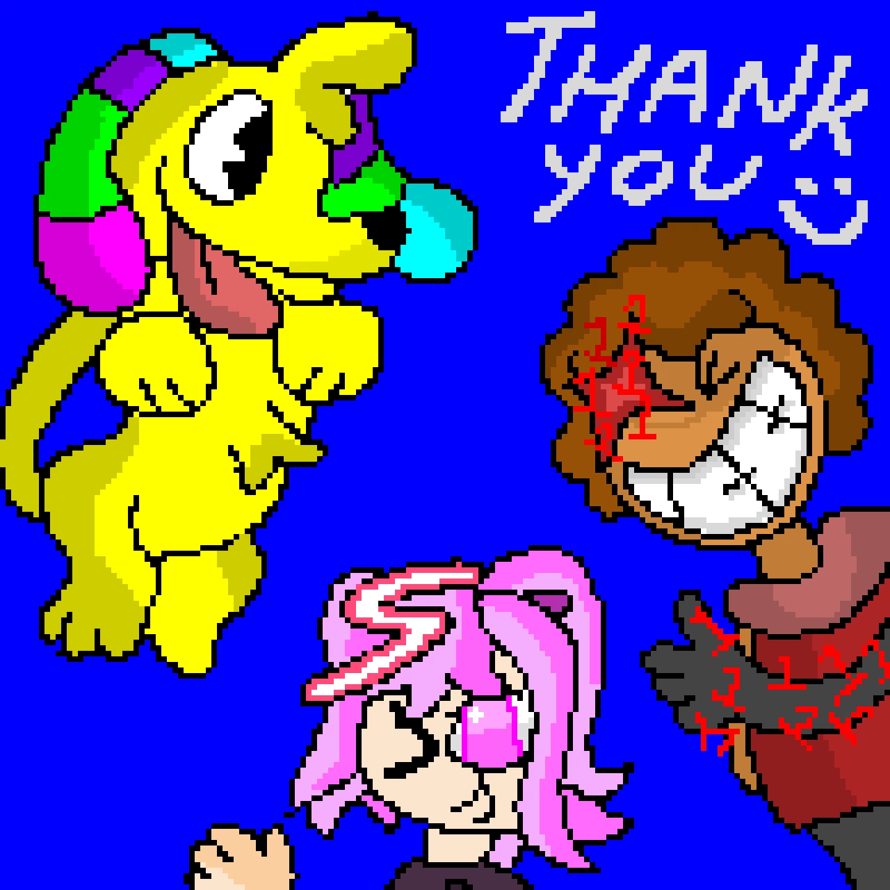 Shout-out to the users of Dinopixel that have inspired me to make art! Thank you all!