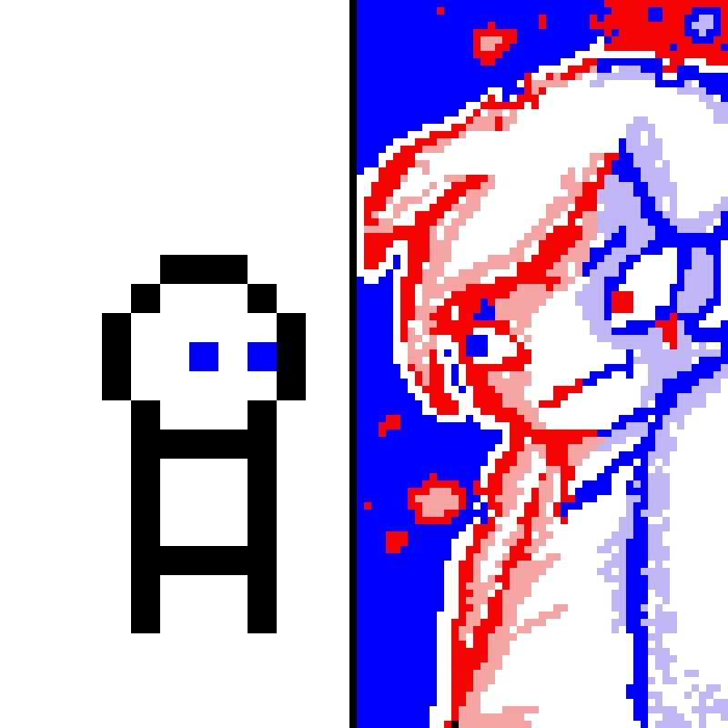 the difference in detail lol (challenge by @snubbie_fox)