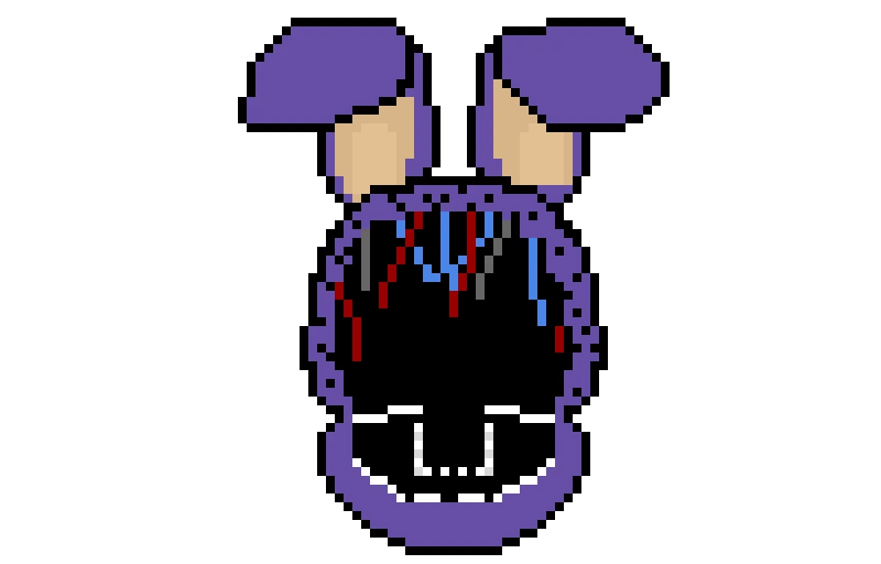 Withered Bonnie with no eyes