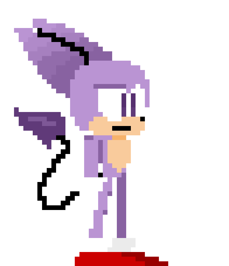 Zee as a Notebook mobian (creds to @pixelguy09) (also sneak peek at Zees hidden tail)