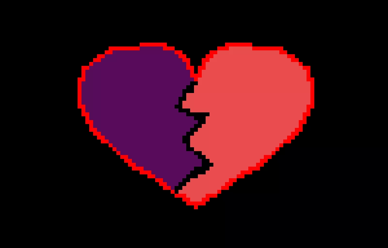 Broken heart half good half bad