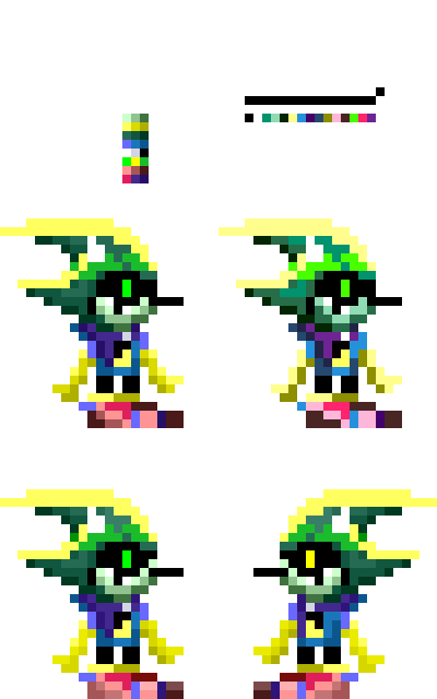 Current, 3 color restricted, and sonic 3 colors Blender