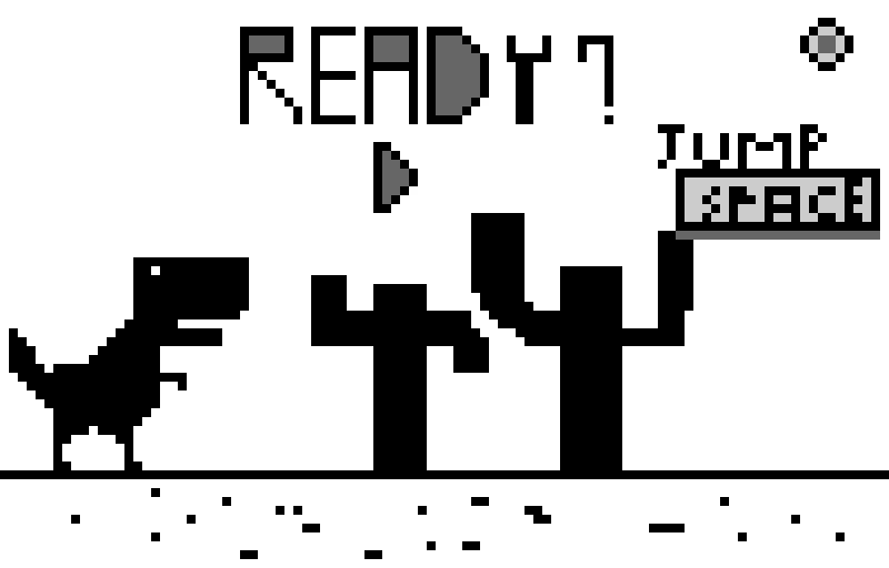 Dino jump game (no wifi game)