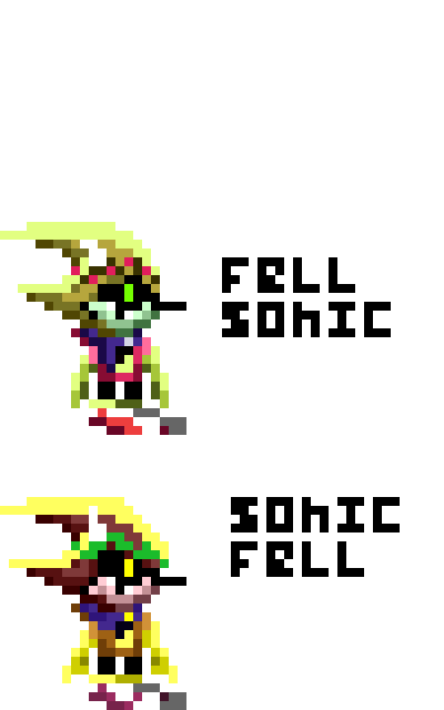 FellSonic and SonicFell blender