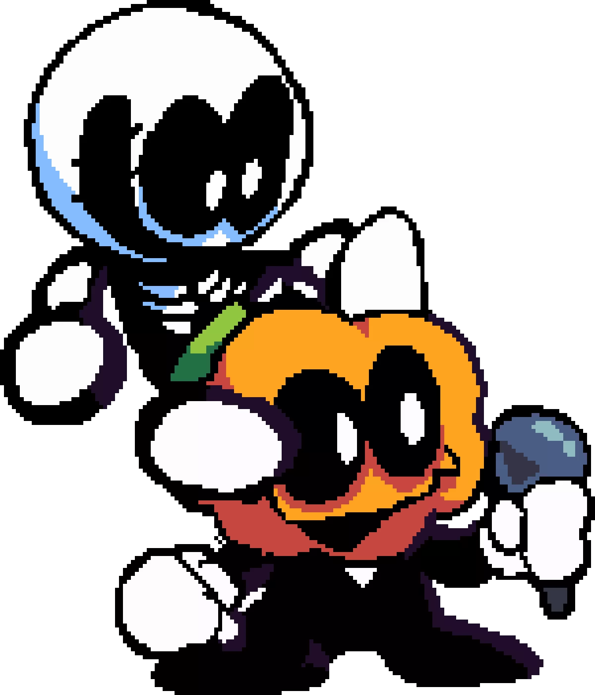 FNF SKID AND PUMP (IT THE SPOOKY MONTH YEA!!!! MY FAVORITE DUO REDO BC IT GLITCHED CAN USE IF WANT)