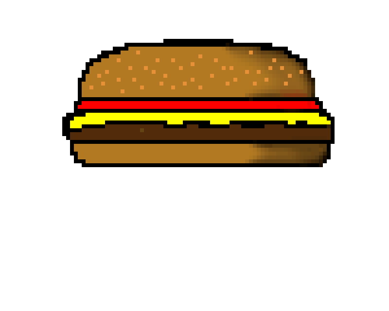 hamburbur eating
