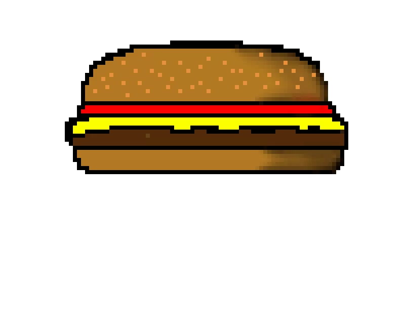 hamburbur eating