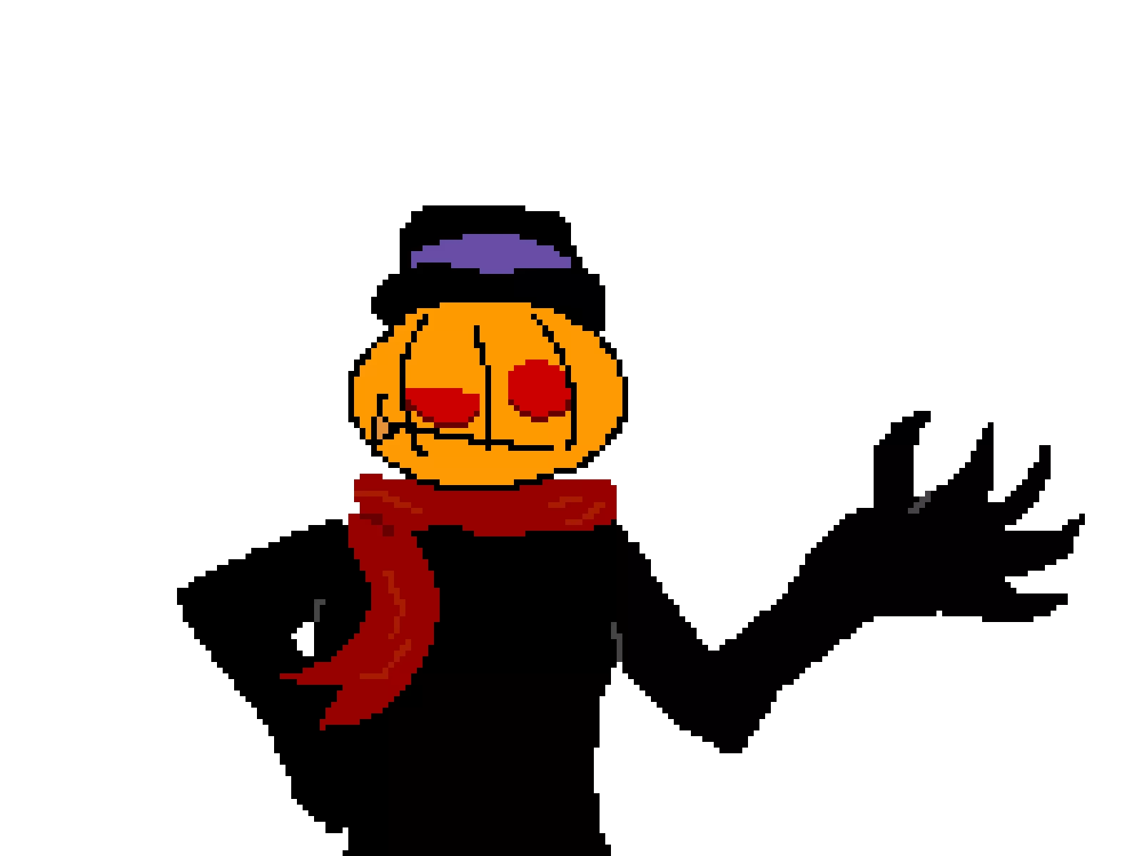 kinda scuffed drawing of my friends OC (@T3CHNICALISSUE)