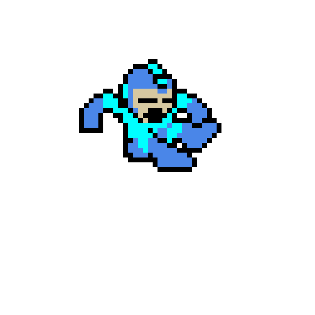 Megaman damage sprite (ts took forever, pls like)