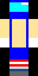 My custom Minecraft skin i call it Among the Sonic