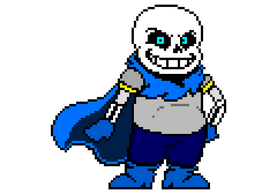 My take on Underswap Sans (Blueberry)