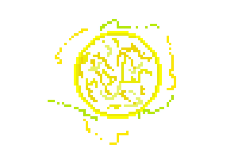 Mysterious Yellow Orb (nothing to do in study hall today)