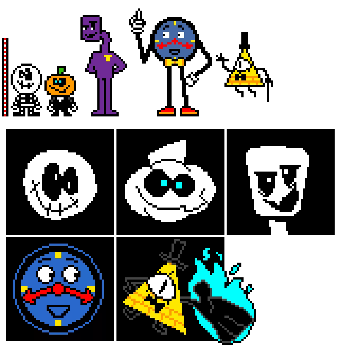 Random characters as Deltarune sprites