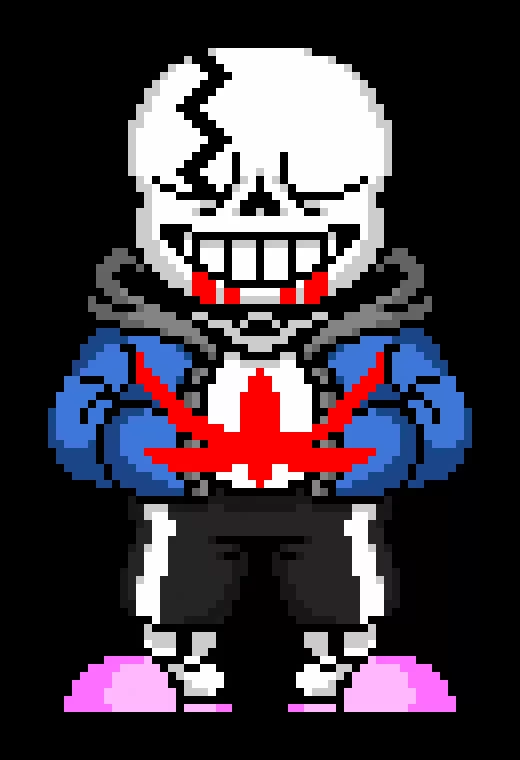 *Sans is filled with... DETERMINATION.