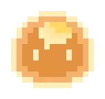 Slime pancake with butter