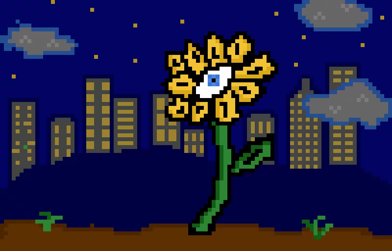 This is a repost of the first pixel art I ever made! Lol its only been nine months as a member? WOW
