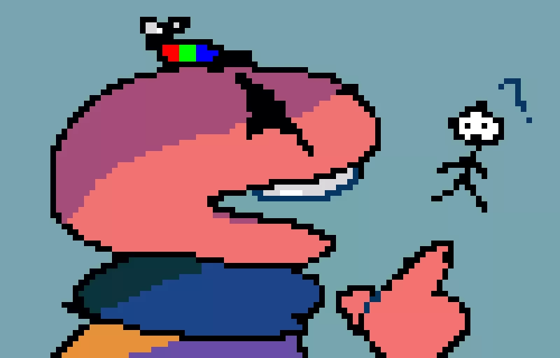 YOU MUST PAY FOR THE HORRIBLE CRIMES YOU COMMITTED!!!! (The stranger looked at timmy in confusion.)