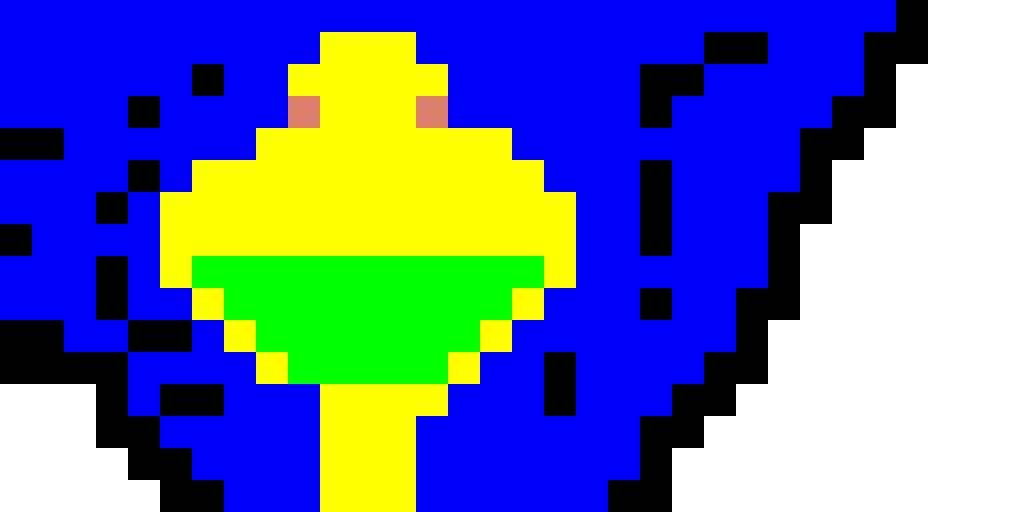 donna coi capelli blu