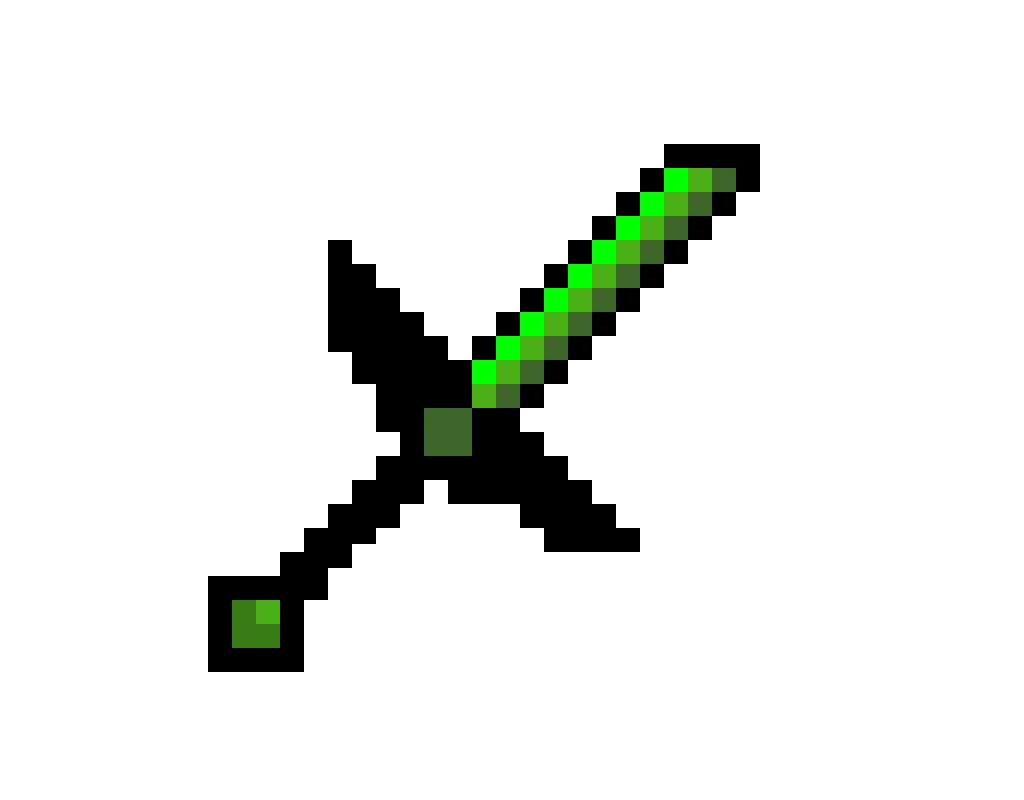 green diamond sword