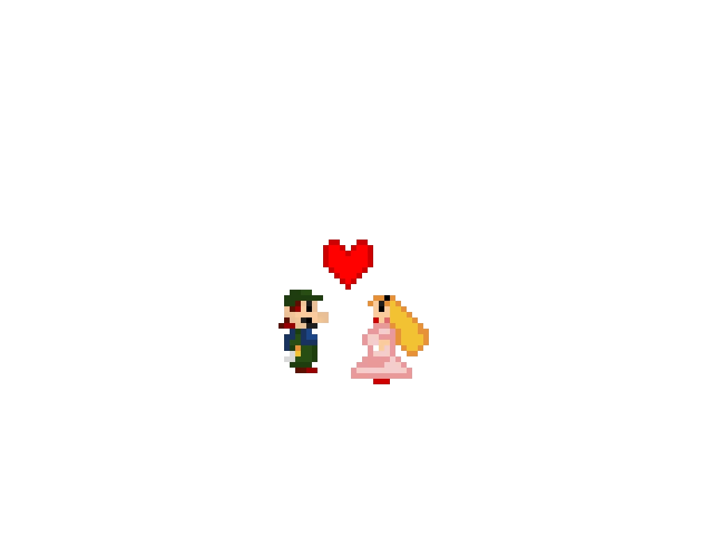 Luigi gets Peachs kiss <3 (Updated)
