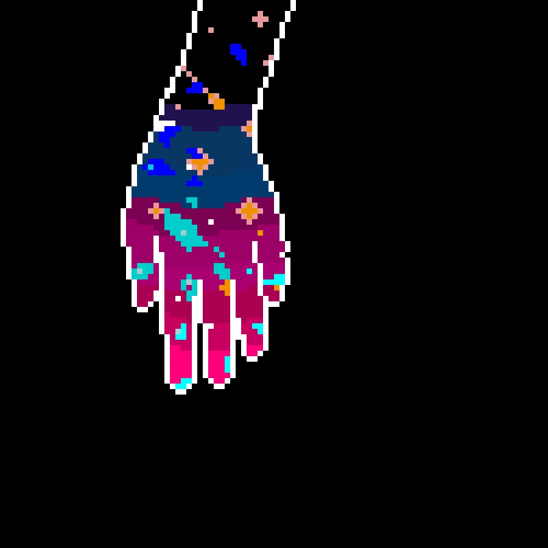 galaxy hand