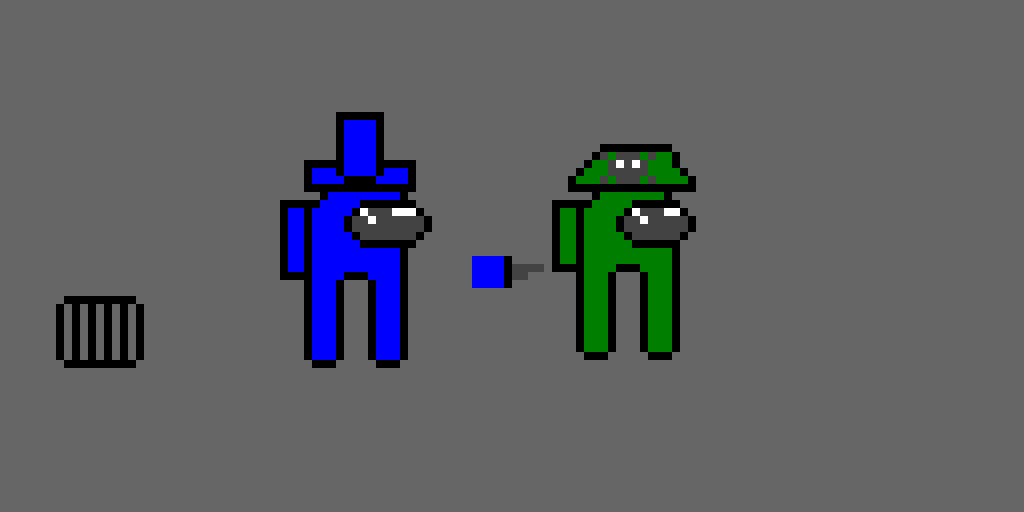 among us blue vented