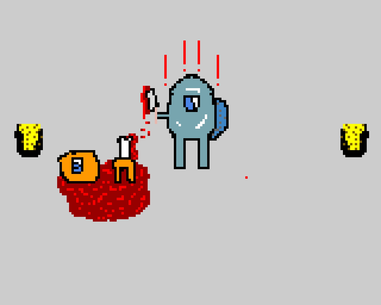 among us orange is dead there is gold also