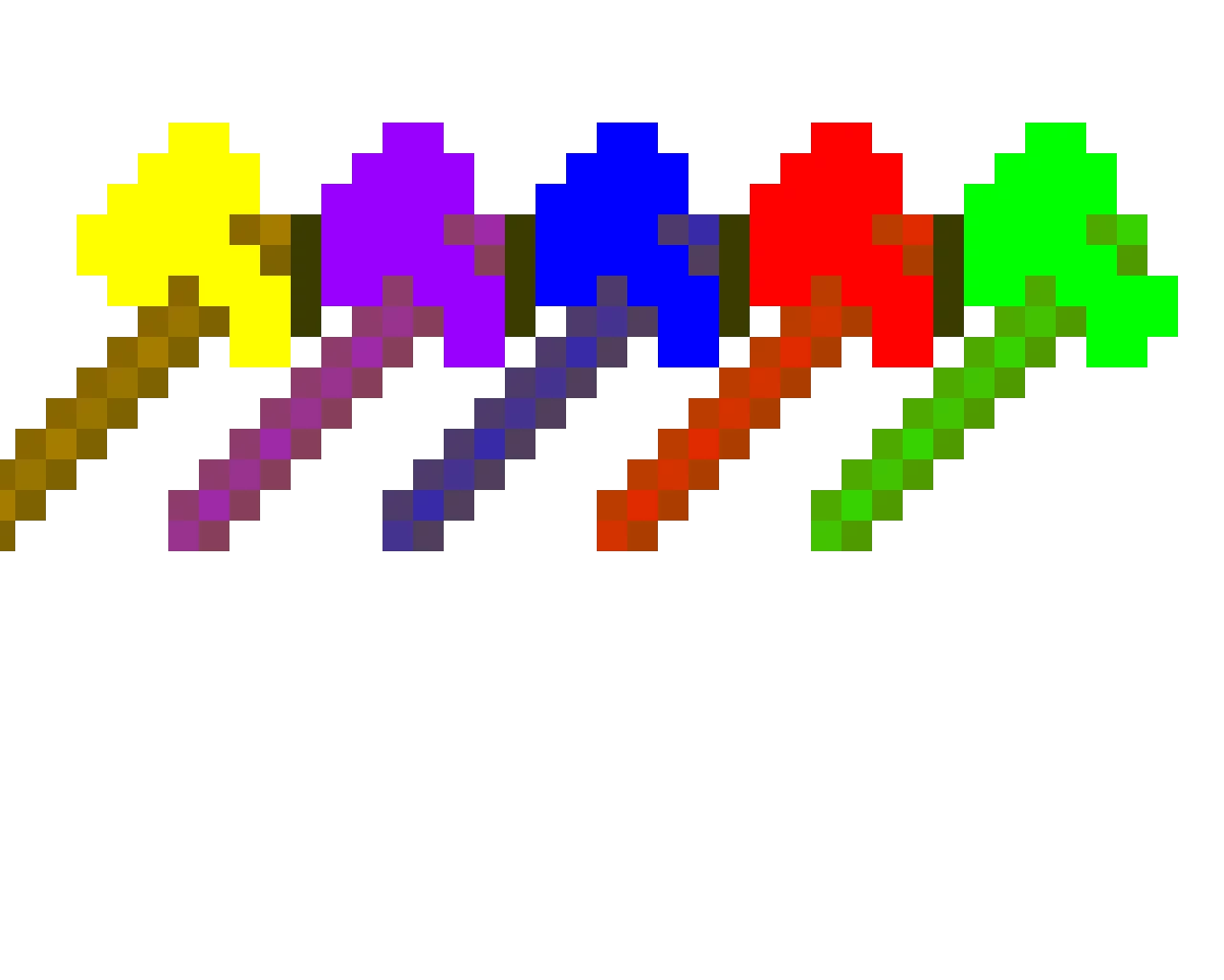 colorful axes soooo easy