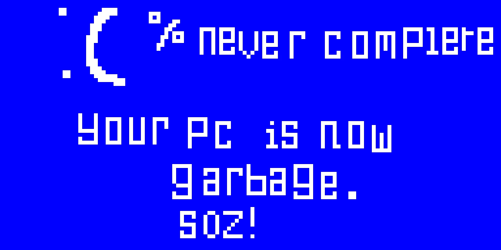 Hey PC, Ohhhhh I will smash this PC!!!!!