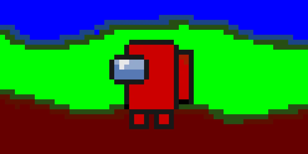 i wanted to revisit the red amongusboy that started it all