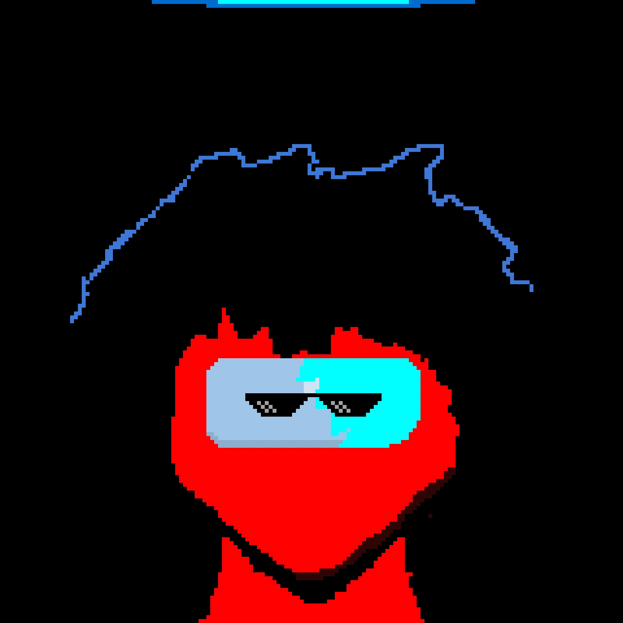 not sus (he got scanned