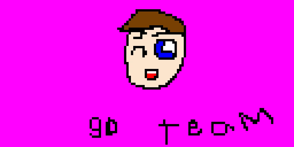 this is arron btw but with brown hair