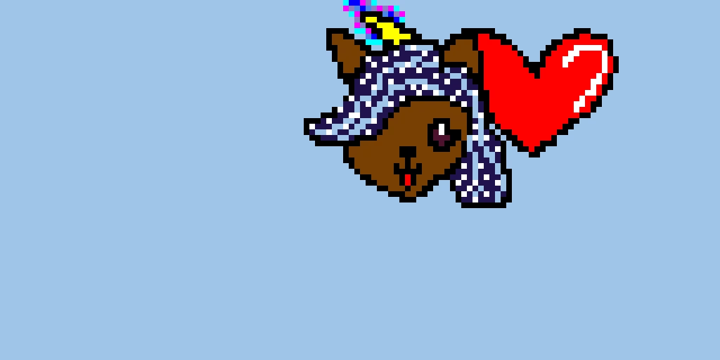 unicorn dog i just did this for art class