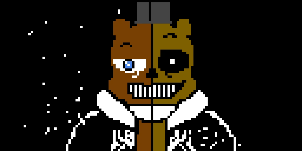 sans but freddy and golden freddy