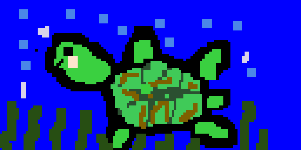 Turtle Under The Sea