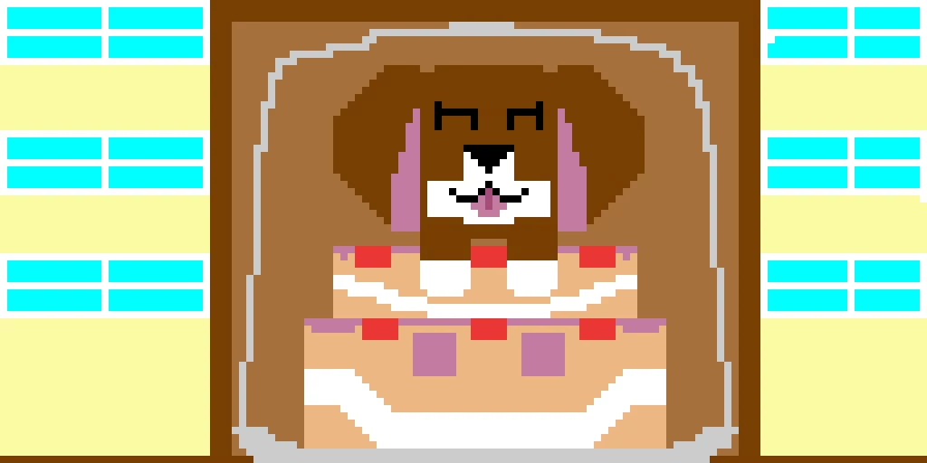 your doge gets the hidden cake