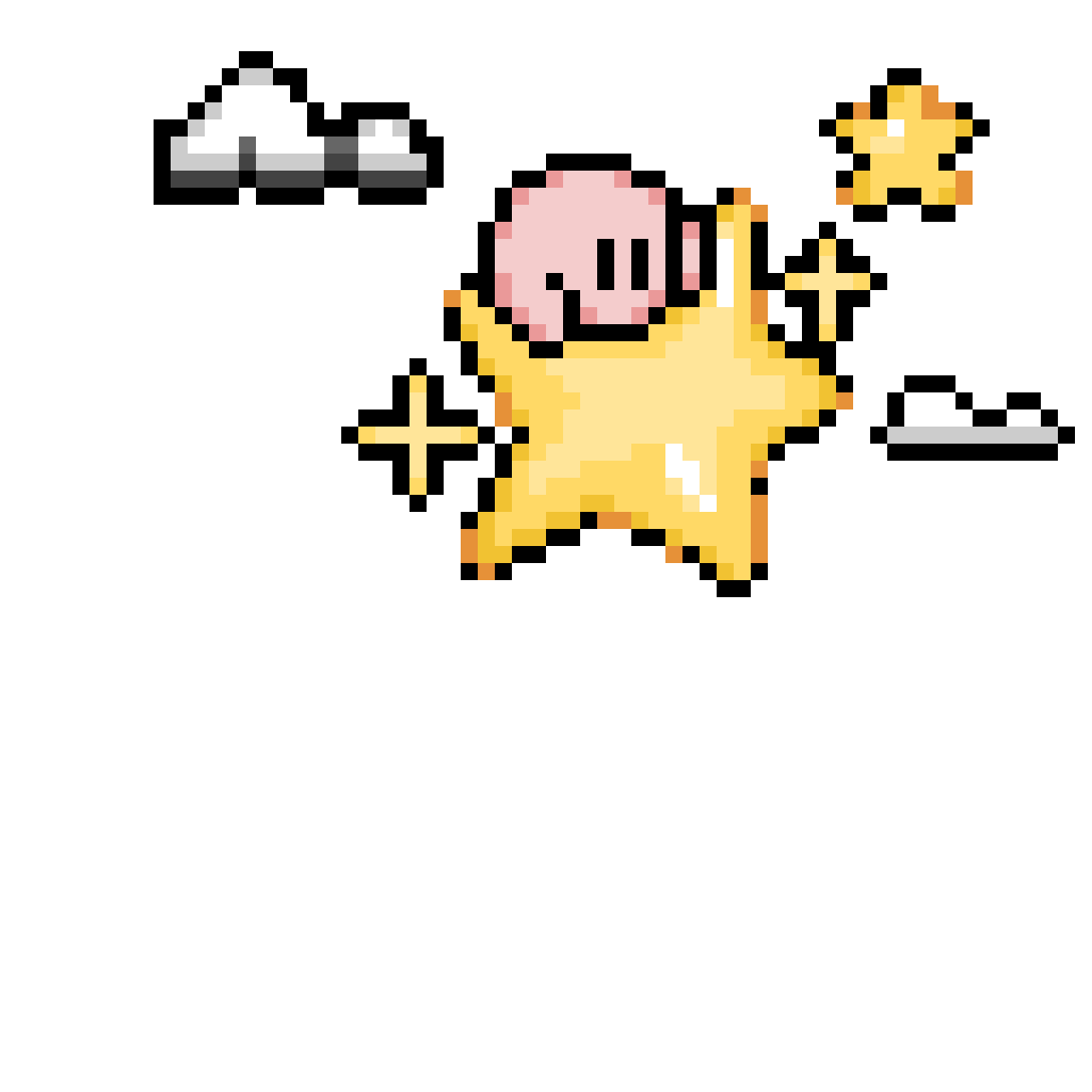 kirby on a cloud :> (contest)