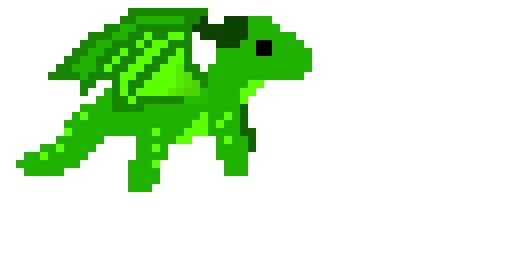 Dragon running animation (for a prototype pixel game)